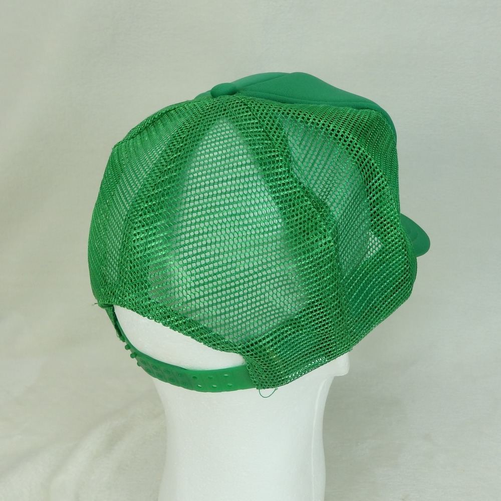 Vintage San Sun Mesh Trucker Hat Green Washington Town Mutual Snapback Mesh Cap - Picture 4 of 10
